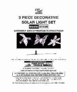 Harbor Freight Tools Landscape Lighting 3 Piece decorative solar light set-page_pdf